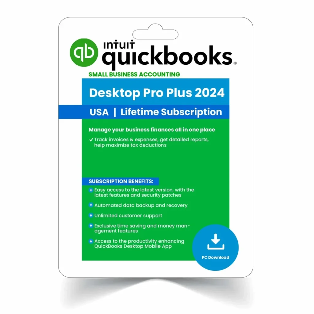 QuickBooks Desktop Pro Plus 2024 Lifetime License