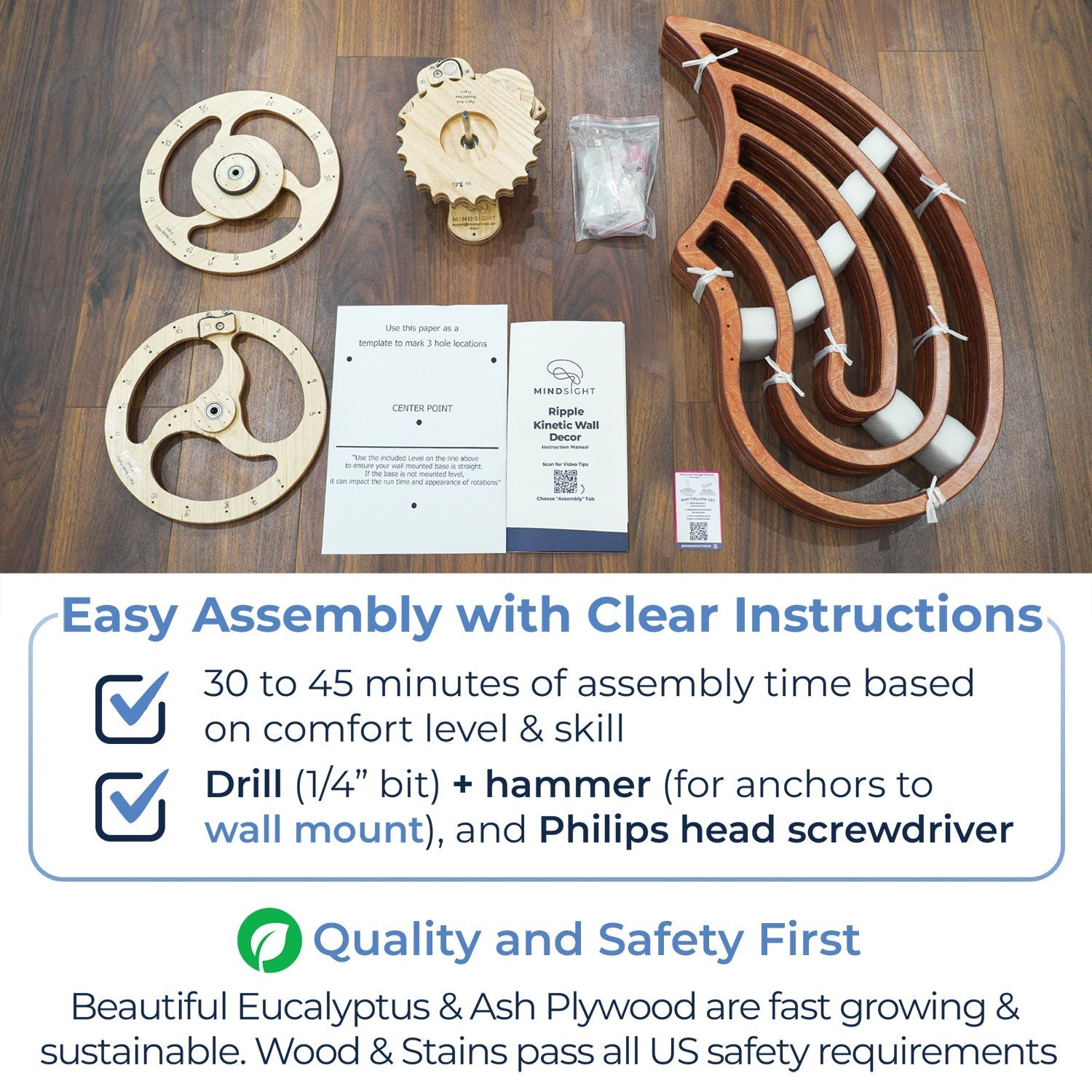 Wooden Wall Accent – Elegant Artwork to Elevate Your Home Décor