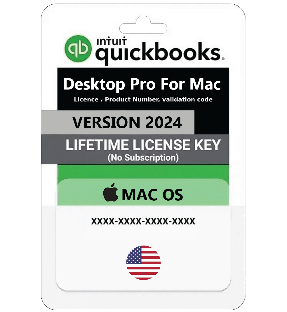 Intuit QuickBooks Desktop Pro 2024 Mac One-Time Purchase