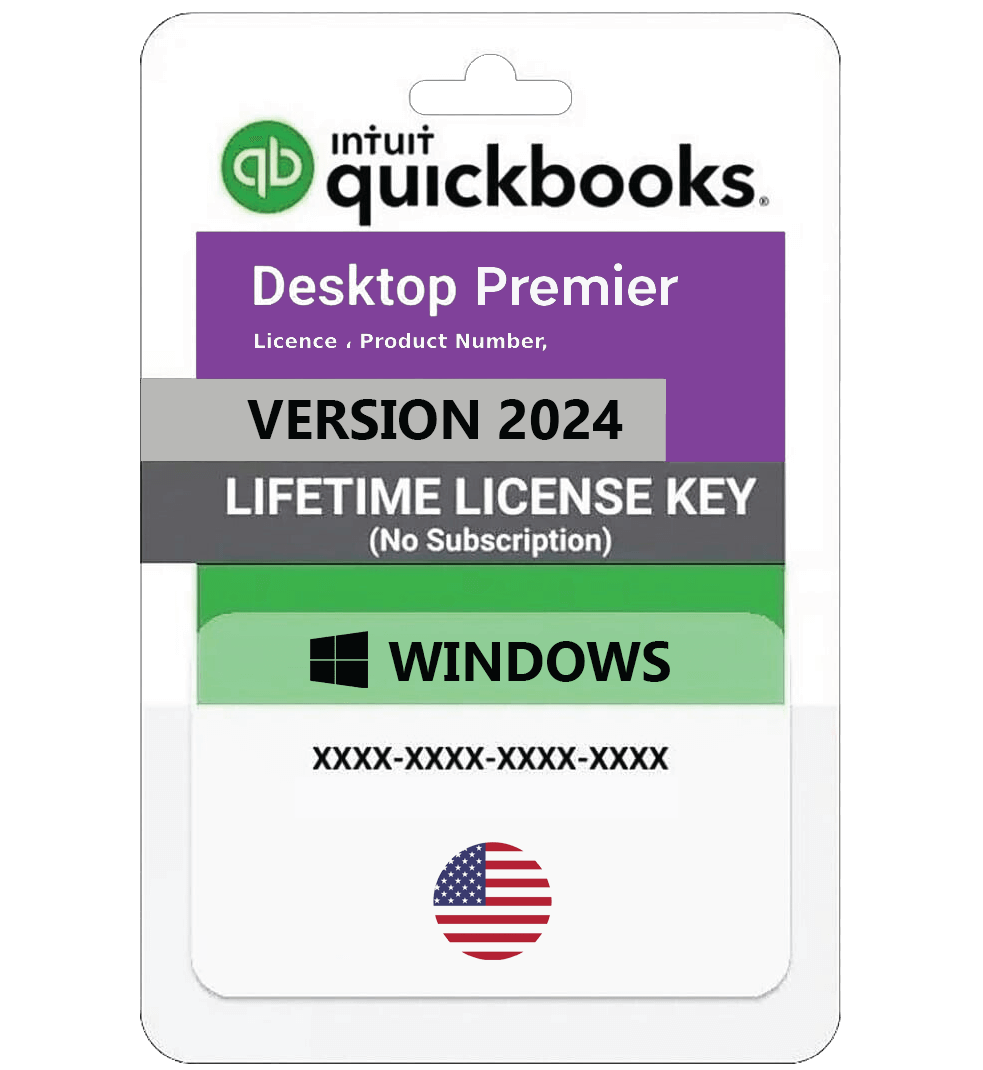 Intuit QuickBooks Desktop Premier 2024 One-Time Purchase