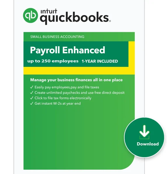 QuickBooks Desktop Payroll – 1 Year Subscription
