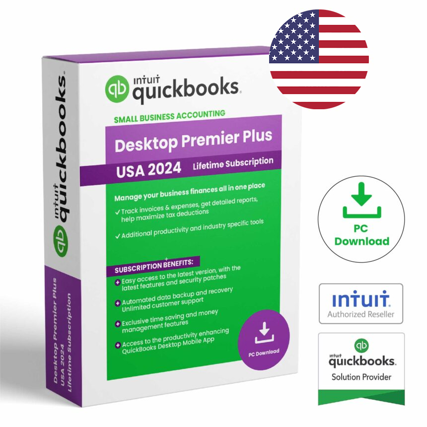 QuickBooks Desktop Premier 2024 Lifetime License