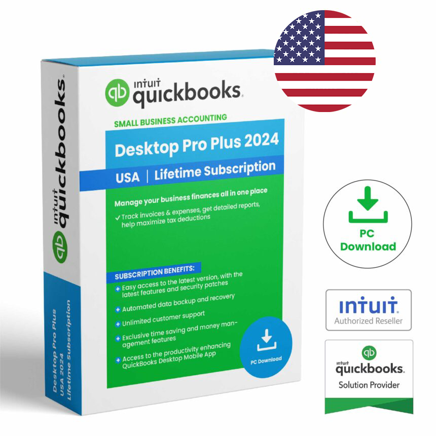 QuickBooks Desktop Pro Plus 2024 Lifetime License